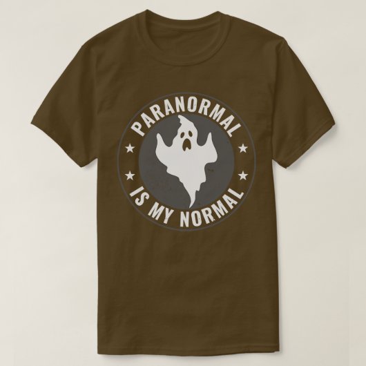 Ghost Hunter is mijn Normal Funny Hunting Ghosts T-shirt (Design voorkant)