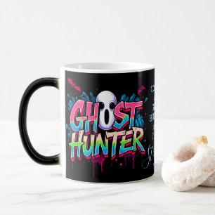 Ghost Hunter Paranormal Graffiti Quote Zwart Magische Mok