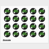Ghost Hunter Ronde Sticker (Vel)