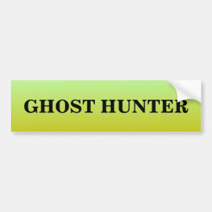 Ghost Hunter Spooky Bumpersticker