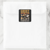 Ghost Hunter Starter Kit Paranormal Ghost Hunting Vierkante Sticker (Tas)