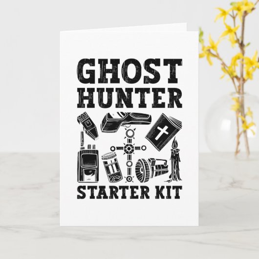 Ghost Hunter Starter Kit Paranormal Kaart (Gele Bloem)
