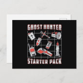 Ghost Hunter Starter Pack Paranormal Ghost Hunting Briefkaart (Voorkant / Achterkant)