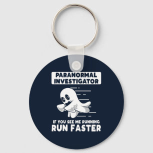 Ghost Hunting Paranormal Investigator Halloween Sleutelhanger