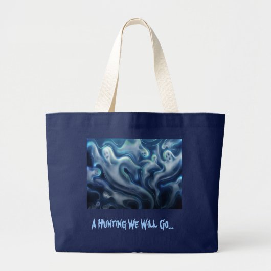 Ghost Hunting What Not Bag Grote Tote Bag (Voorkant)