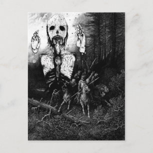 Ghost-illustratie Briefkaart