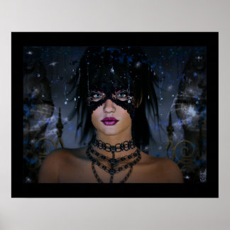 Ghost in de tuin poster