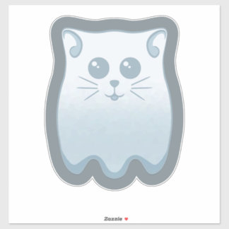Ghost Kat Sticker