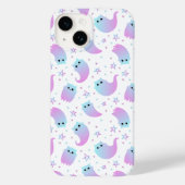 Ghost katten Halloween patroon Case-Mate iPhone Case (Achterkant)