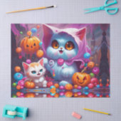 Ghost Kittens Pumpkins-Snoep Tissuepapier (Craft)