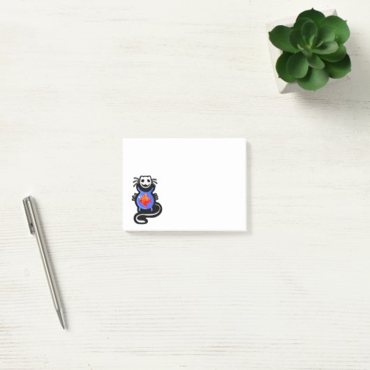 Ghost Kitty Cat Post-It Notes (Bureau)