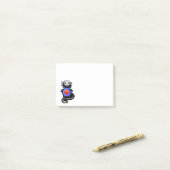Ghost Kitty Cat Post-It Notes (Sur un bureau)