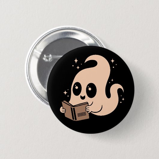 Ghost-leesboeken Ronde Button 5,7 Cm (Voorkant /achterkant)