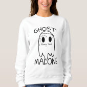 Ghost Malone Halloween Sweatshirt mignon Drôle cad (Devant)