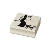 Ghost man- en kattenstempel 	rubberstempel (Stempel)