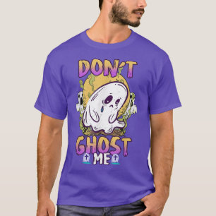 Ghost me geen Sad Spooky Halloween Costume Mannen T-shirt