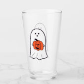 Ghost met Jack-o-Lantern Glas (Voorkant)