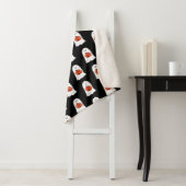 Ghost met Jack-o-Lantern Sherpa Deken (In situ)