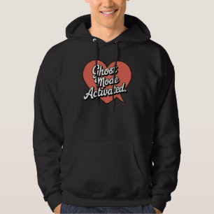 Ghost Modus Geactiveerd Emotionele Grenzen Hoodie