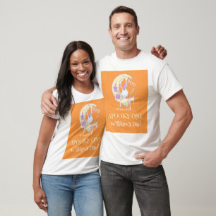 Ghost Moon Spooky One Halloween Ouders Verjaardag T-shirt