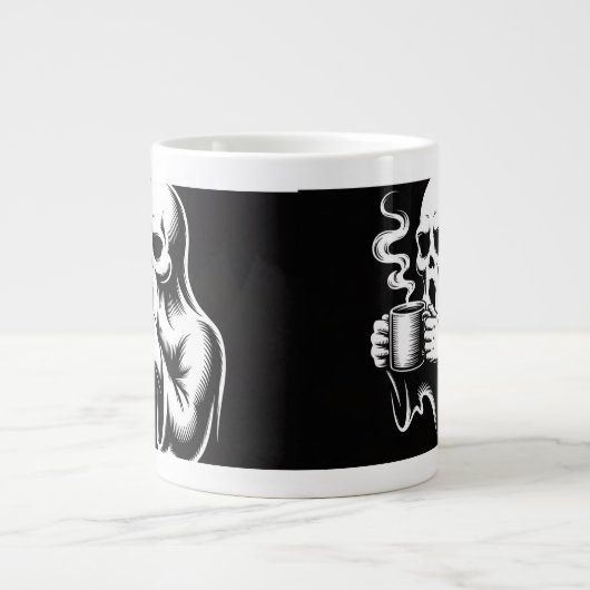 Ghost Mug Art Design – Spooky Cute Halloween  (Devant)