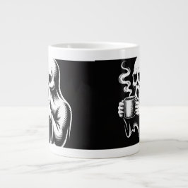Ghost Mug Art Design – Spooky Cute Halloween  Extra Grote Beker