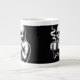 Ghost Mug Art Design – Spooky Cute Halloween Extra Grote Beker