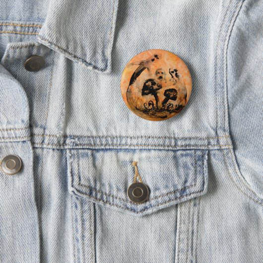 Ghost Mushrooms Button (In situ)