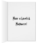 Ghost Mushrooms Halloween Card (Binnen (Rechts))