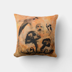 Ghost Mushrooms Pillow Kussen