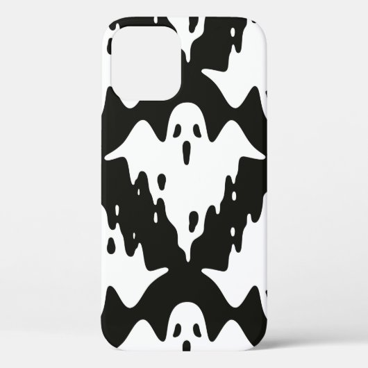Ghost naadloos patroon Halloween spooky  fl Case-Mate iPhone Case (Achterkant)