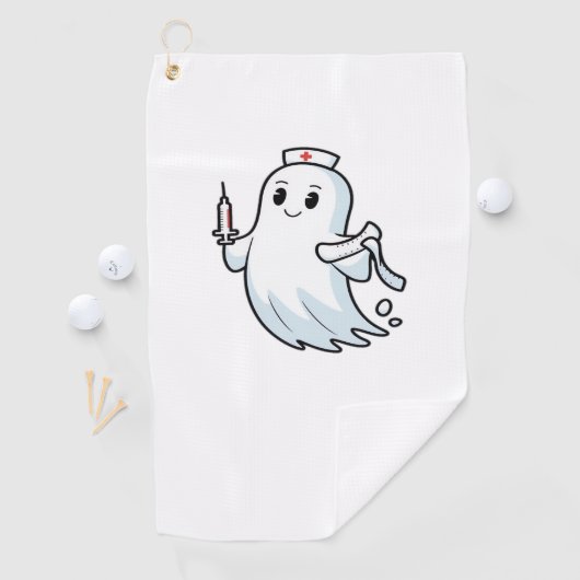 Ghost Nurse Classic T-Shirt_1 Golfhanddoek (Insitu)