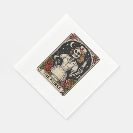 Ghost Nurse Spookily Caring en Whimically Haunt Servet (Hoek)