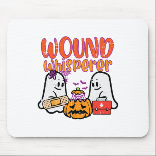 Ghost Nurse Wound Whisperer Halloween Nurse Herfst Muismat