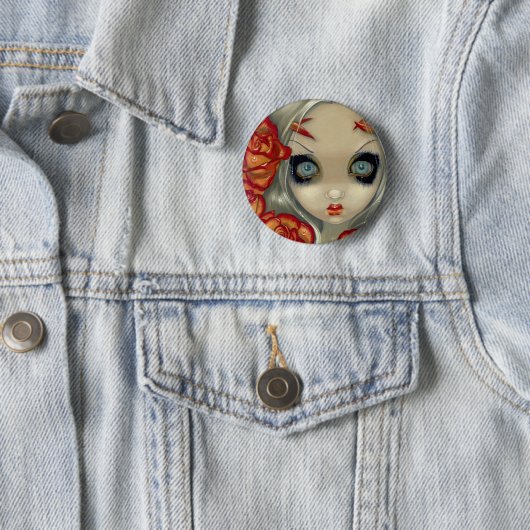 "Ghost of a Roos" Button (In situ)