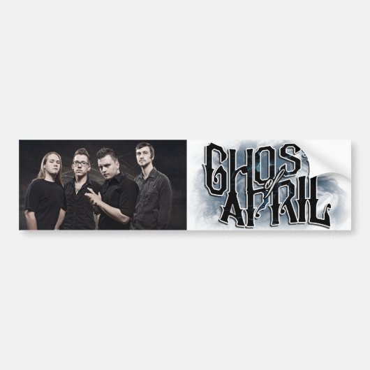 Ghost of April Logo Bumpersticker (Voorkant)