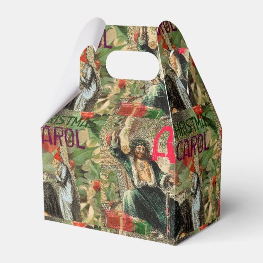 Ghost of Christmas Present Illustratie Scrooge Bedankdoosjes (Achterkant)