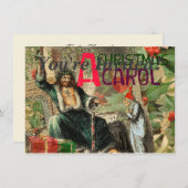 Ghost of Christmas Present Illustratie Scrooge Kaart (Voorkant / Achterkant)