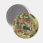 Ghost of Christmas Present Illustratie Scrooge Magneet (Voorkant / Achterkant)