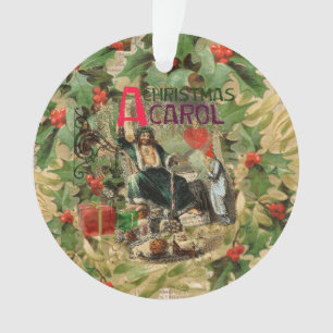 Ghost of Christmas Present Illustratie Scrooge Ornament