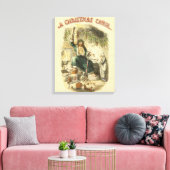 Ghost of Christmas Present Scrooge Canvas Afdruk (Insitu (Woonkamer))