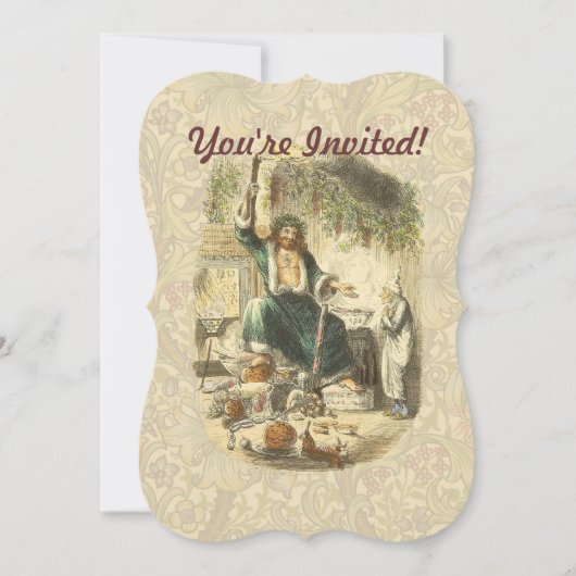 Ghost of Christmas Present Scrooge Kaart (Voorkant)