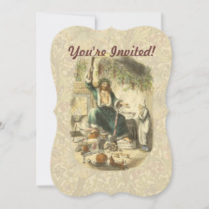 Ghost of Christmas Present Scrooge Kaart