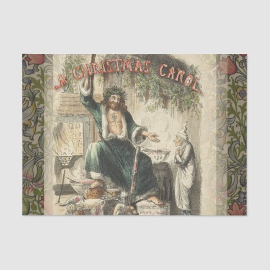 Ghost of Christmas Present Scrooge Tissuepapier (Voorkant)