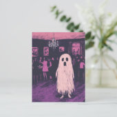 Ghost op het feest briefkaart (Staand voorkant)
