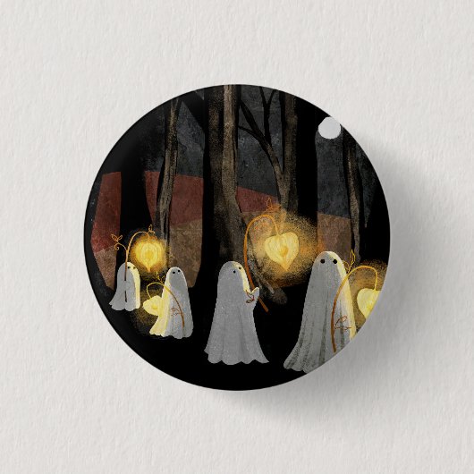 Ghost Parade Ronde Button 3,2 Cm (Voorkant)
