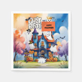 Ghost Party Kinder Halloween Servet (Voorkant)