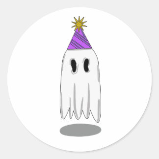 Ghost Party of 1 Ronde Sticker