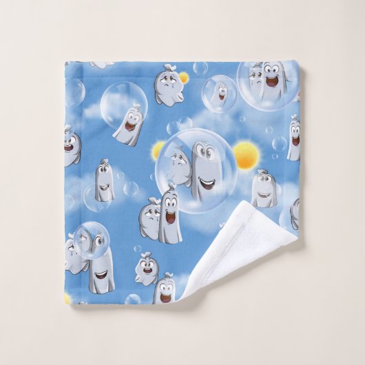 Ghost Pattern Bad Handdoek (Wasdoekje)