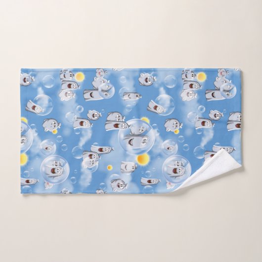 Ghost Pattern Bad Handdoek (Handdoek)
